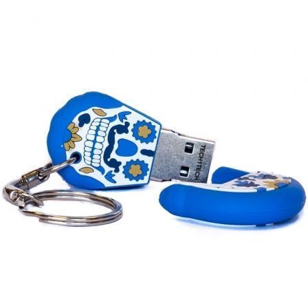 Tech One Tech Pendrive Calavera Blue Monday 32GB